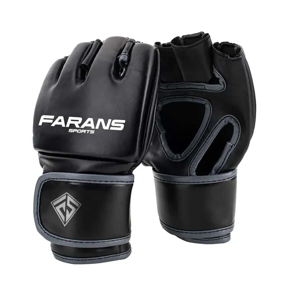 Farans Sports Grappling & Sparring Half Fingure MMA Gloves