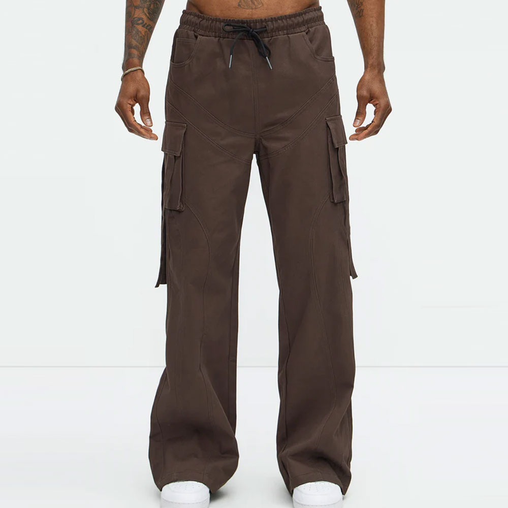 Relaxed Straight No More Waiting Cargo Pants – Dark Brown