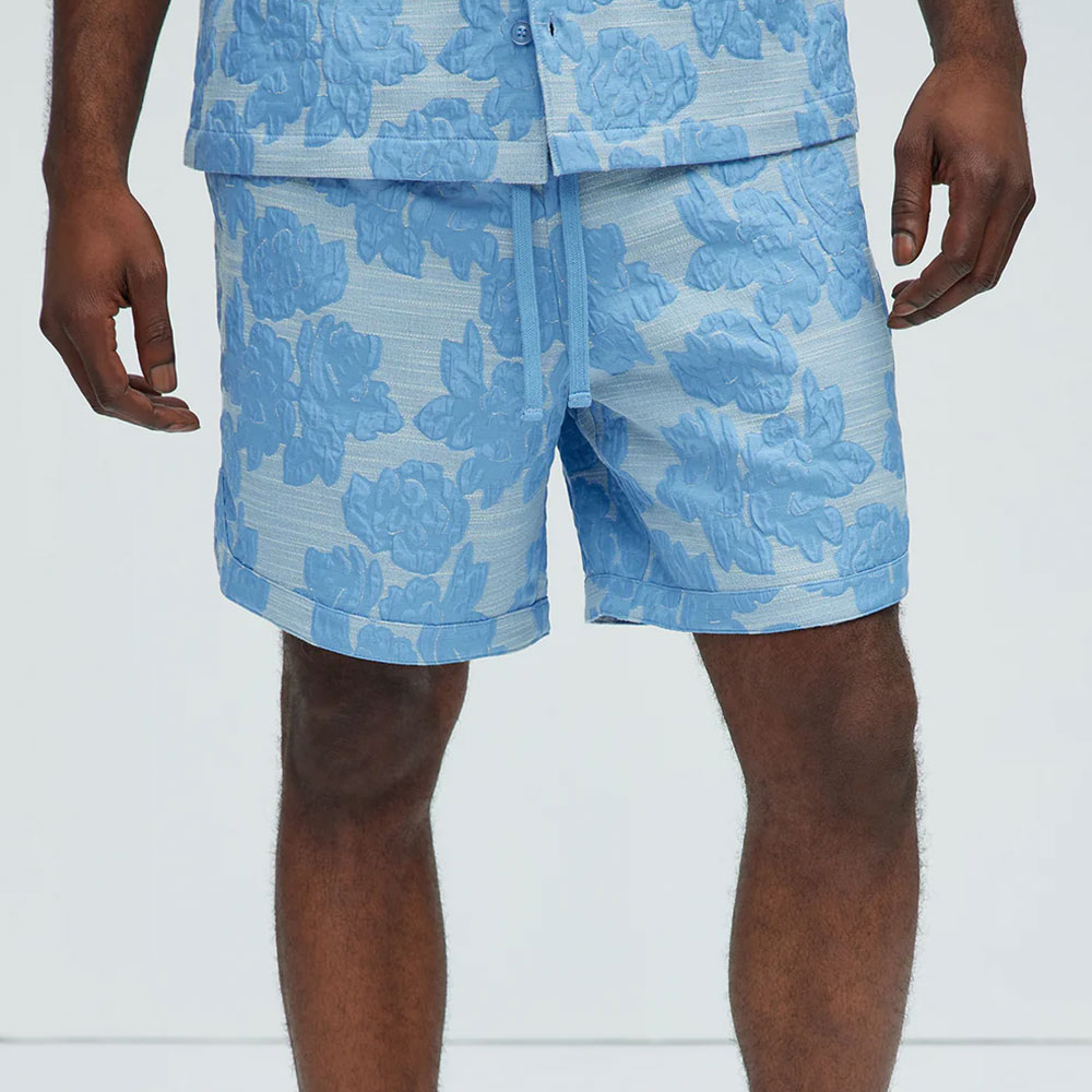 Bartlett Jacquard Shorts - Blue/combo