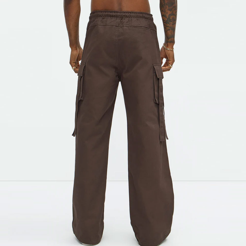 Relaxed Straight No More Waiting Cargo Pants – Dark Brown