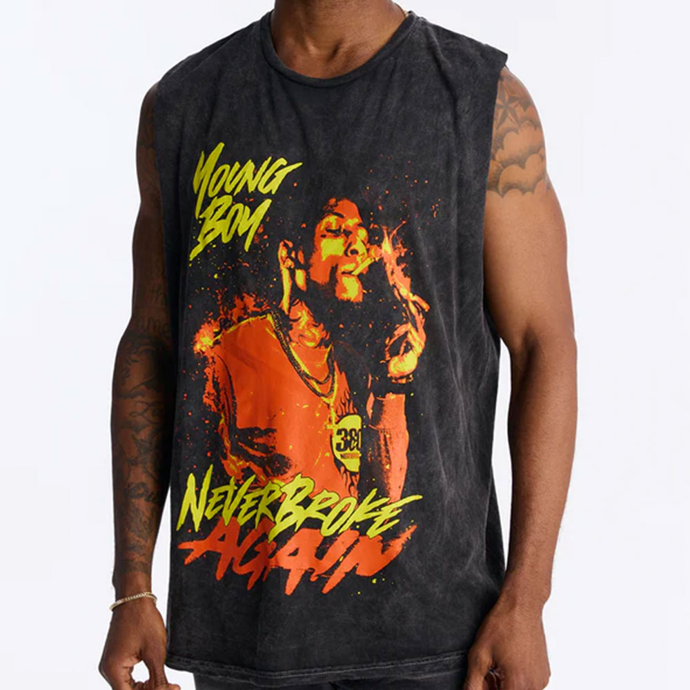 YoungBoy NBA Muscle Tee - Black