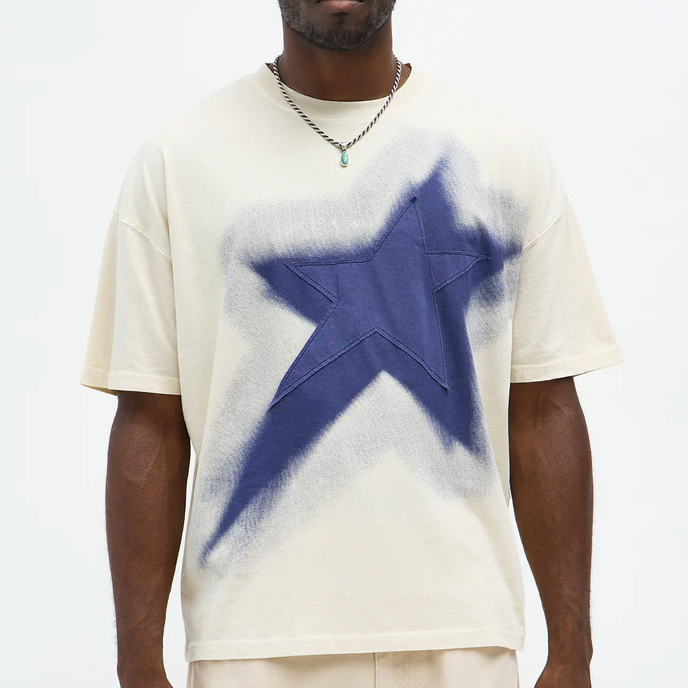 All The Stars Oversized Short Sleeve Tee – Cream