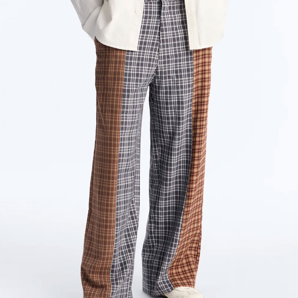 Relaxed Feedback Plaid Pant – Multi Color