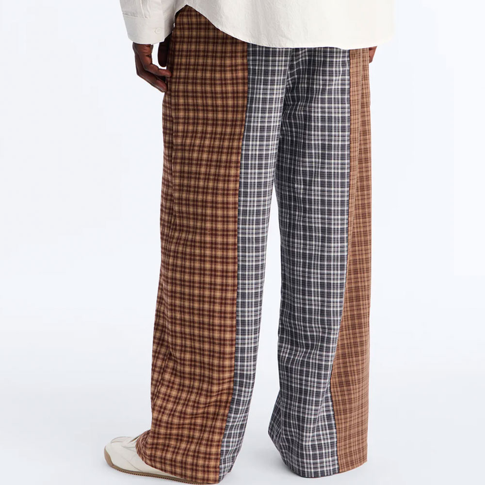 Relaxed Feedback Plaid Pant – Multi Color