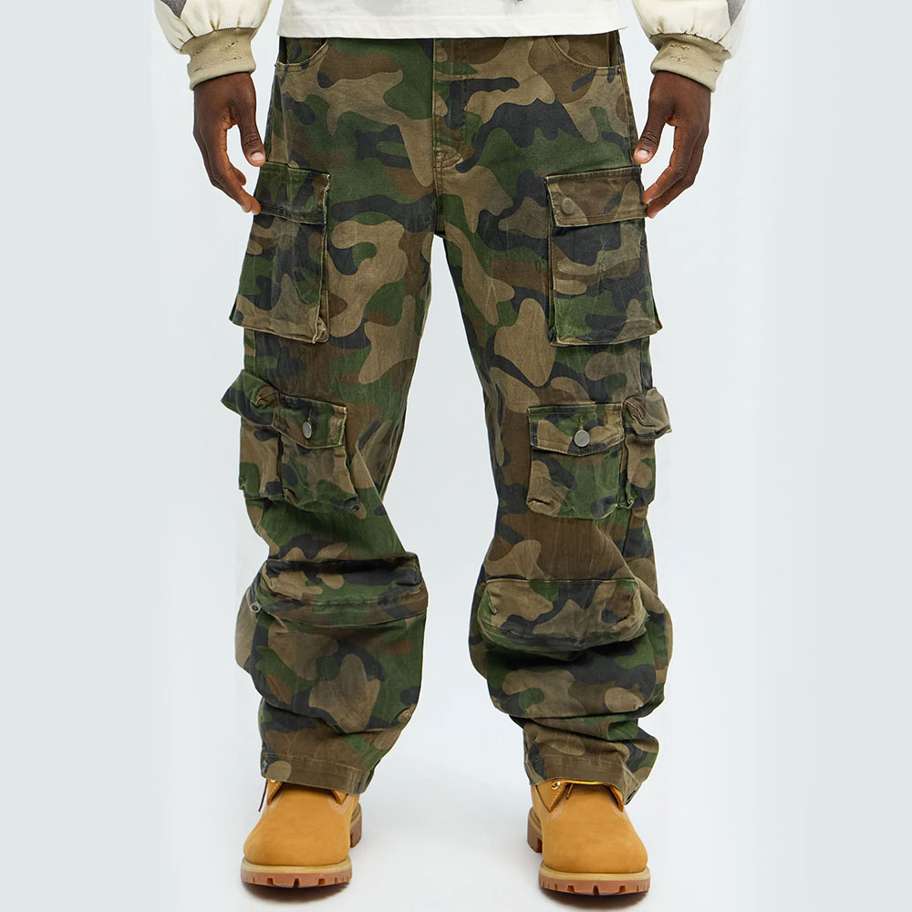 Baggy Bust That Mission Cargo Pant – Camouflage