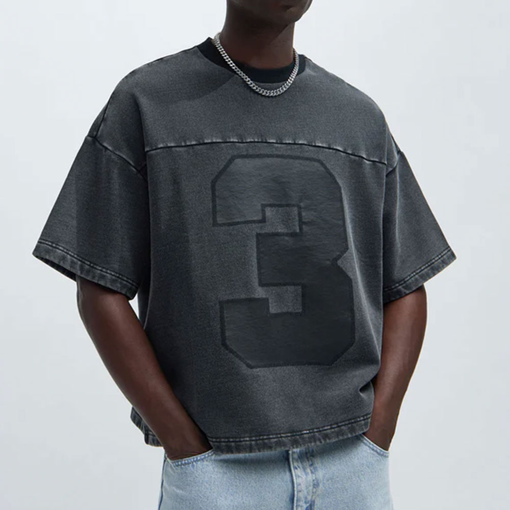 Kyle Oversized Tee – Black Wash