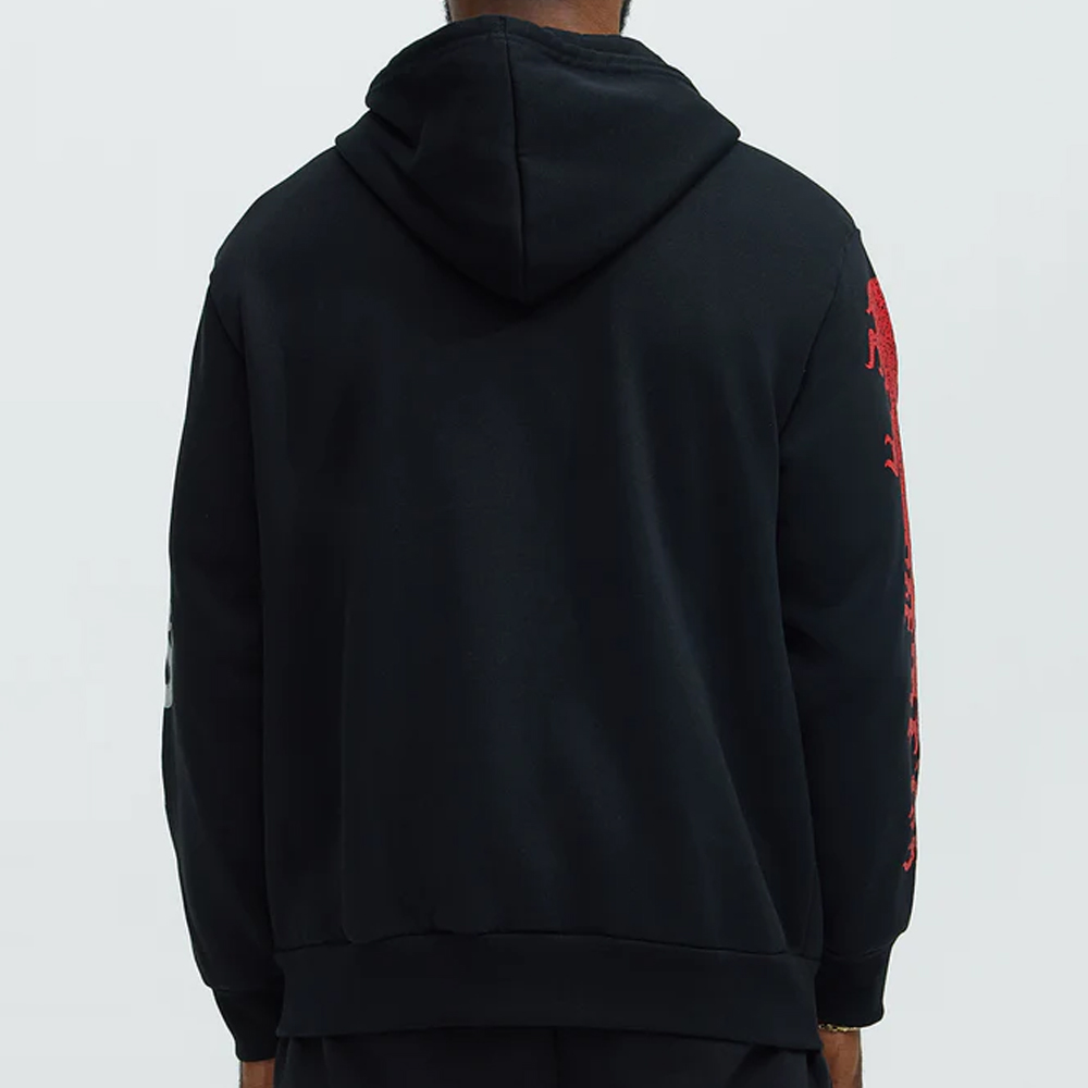 Von Dutch Fire Zip Hoodie – Black